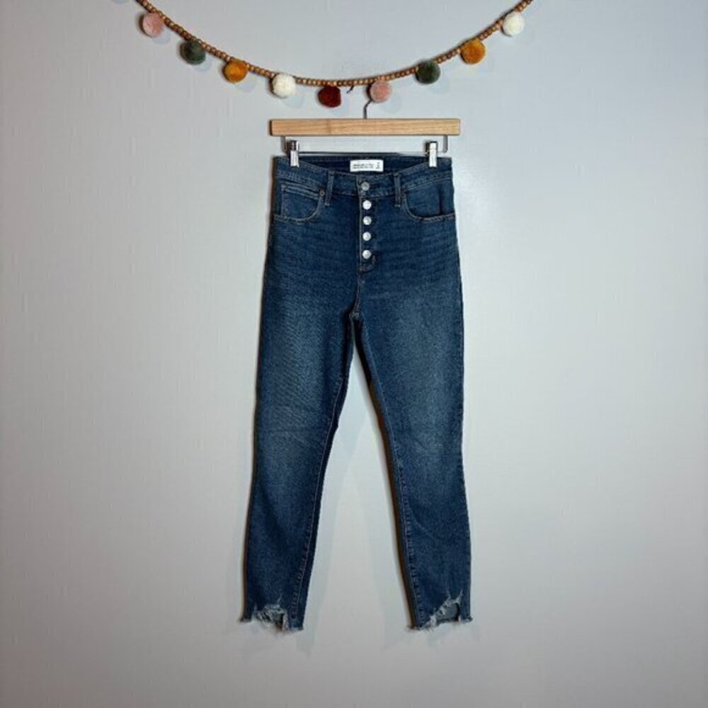 Abercrombie & Fitch High Rise Super Skinny Ankle jeans
